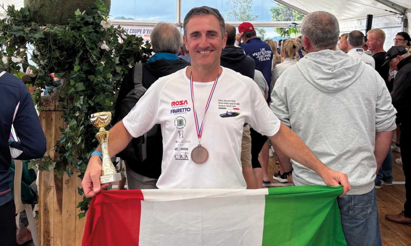 Devid Conti sul podio europeo dopo 25 anni: ora il Mondiale, con Rosa GrindTech e Favretto GrindTech al suo fianco