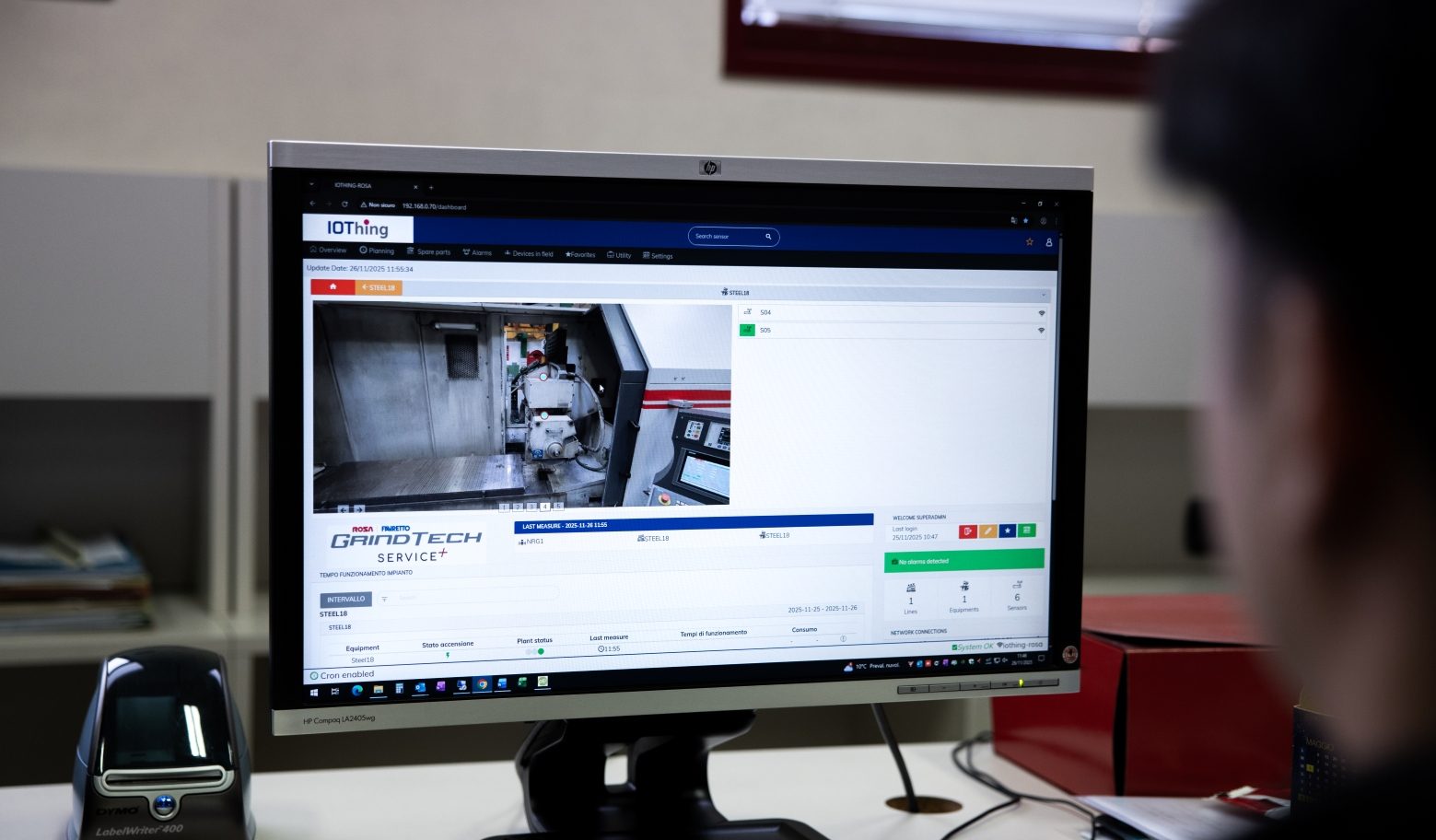 GrindTech Service+: supporto digitale per le rettificatrici